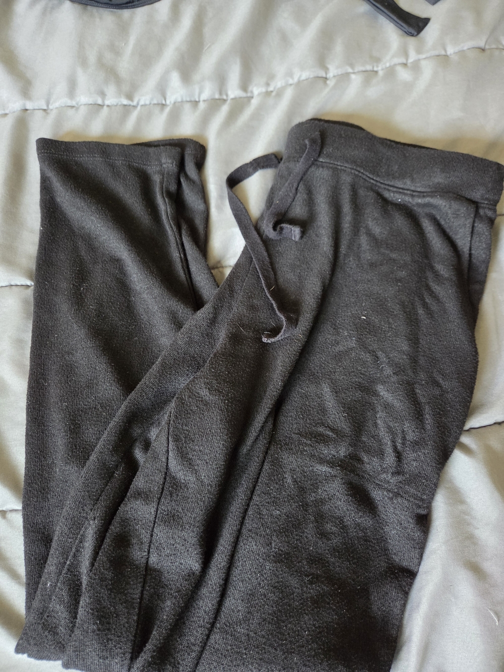Women's Black Drawstring Jogger Pants